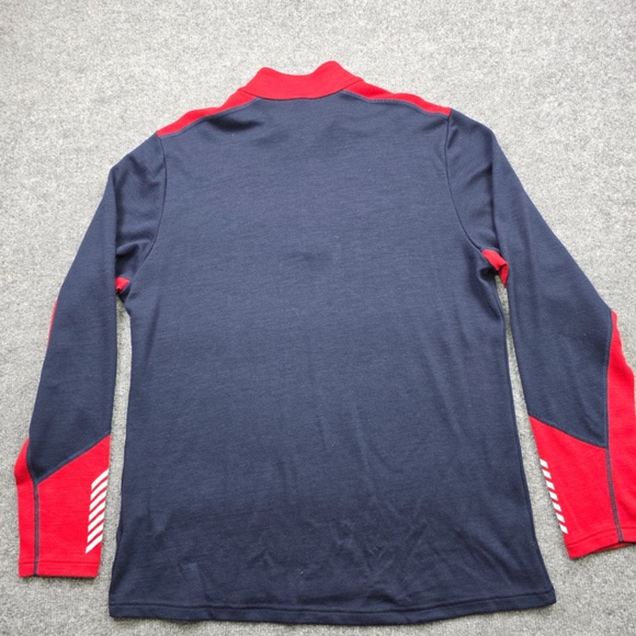 Helly Hansen Men's 2XL Lifa Merino Midweight Half Zip Base Layer Shirt - Navy - Picture 4 of 7
